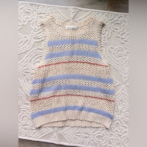 Sweater tank top